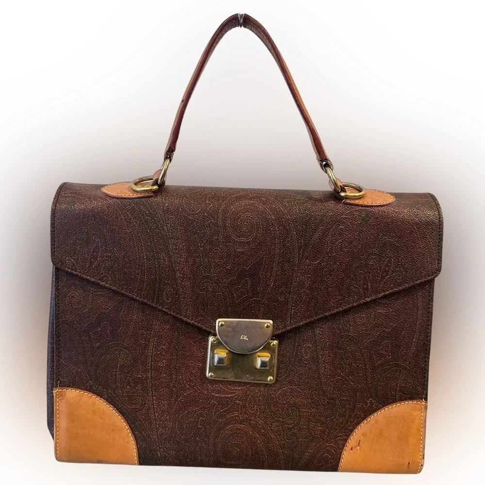 Etro Business Paisley Bag Authentic